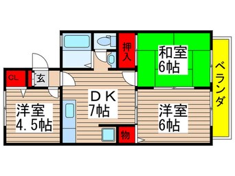 間取図 グランシャリオ