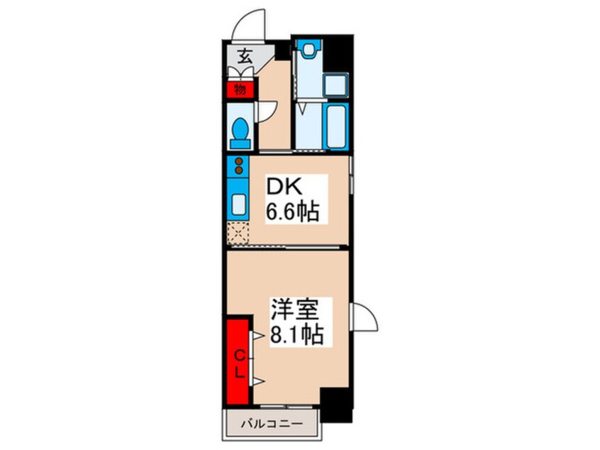 間取図 ラ・グラシュ－ズ