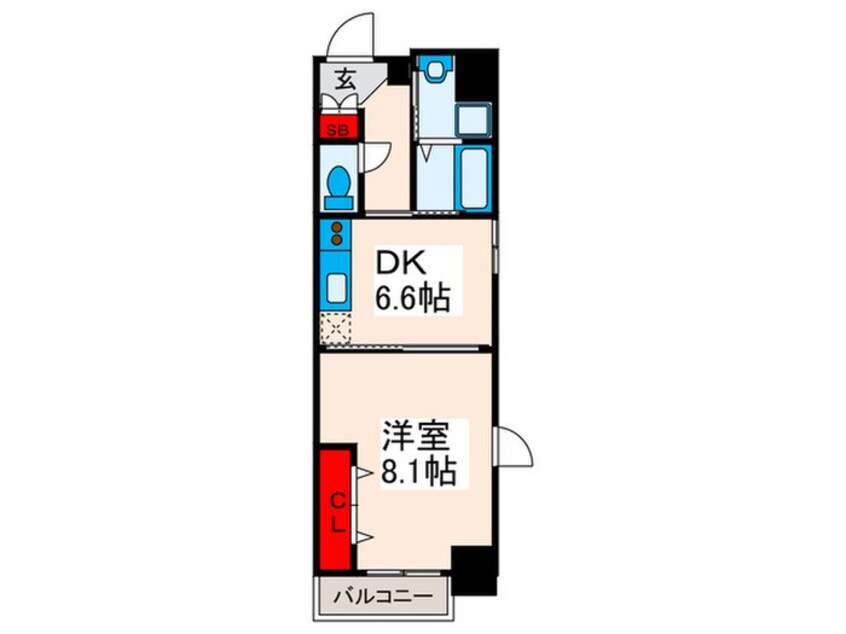 間取図 ラ・グラシュ－ズ