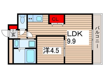 間取図 コネクトパークヒルズ稲毛海岸