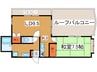 ファステスト　ラップ朝日町 1LDKの間取り
