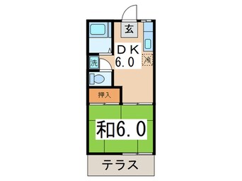 間取図 ベルゾ－ネ大成Ｂ棟