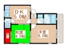 コ－ポヨシダ 2DKの間取り