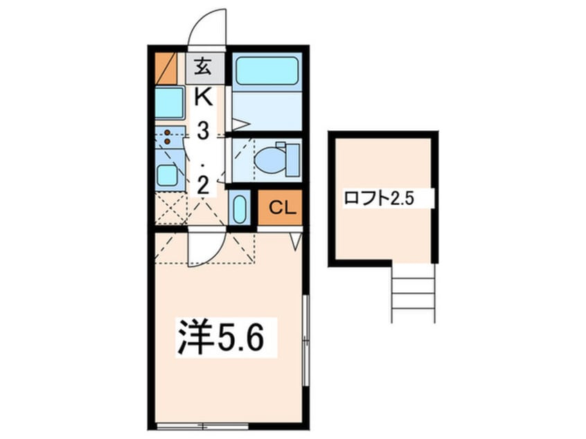 間取図 Keep　Lagoon