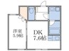 PASEO都立大学 North 1DKの間取り