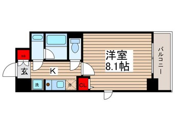 間取図 プライムアーバン門前仲町