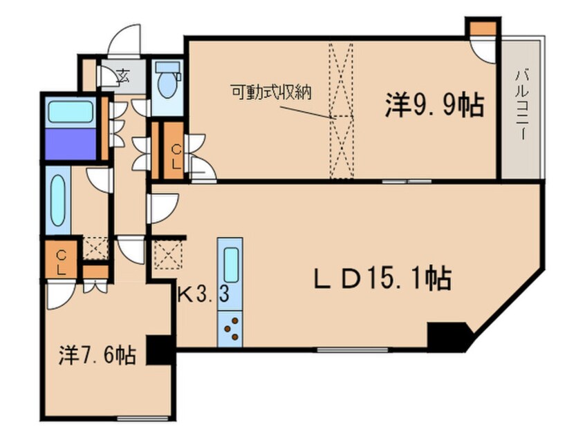 間取図 ＭＦＰＲ目黒タワー