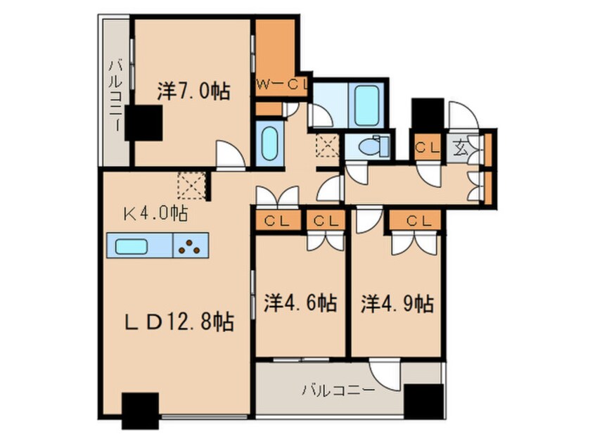 間取図 ＭＦＰＲ目黒タワー