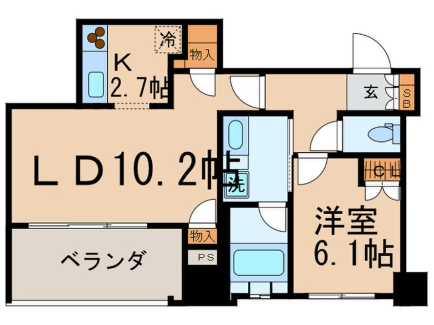 間取図 ＭＦＰＲ目黒タワー