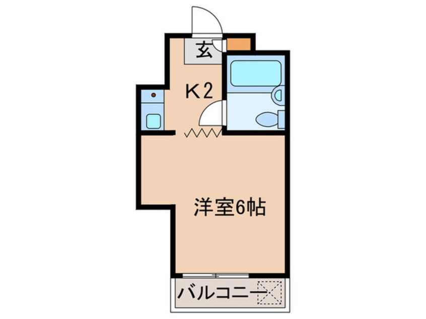 間取図 コーポ寿