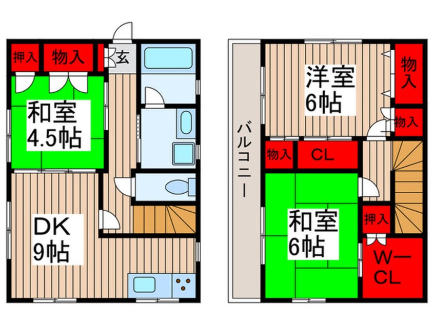 間取図 二ツ木戸建