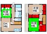 二ツ木戸建 3DKの間取り
