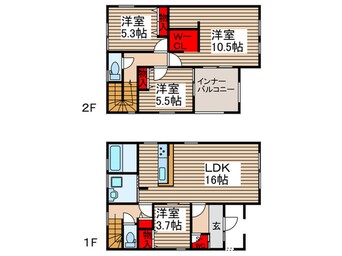 間取図 Kolet野田柳沢