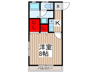 間取図 シャンブルクレールⅡ