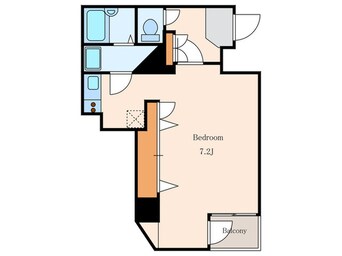 間取図 フォレシティ六本木（８０１）