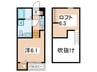 ラ・ルーナ 1Rの間取り