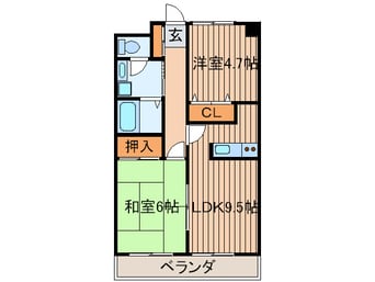 間取図 プラムコ―ト
