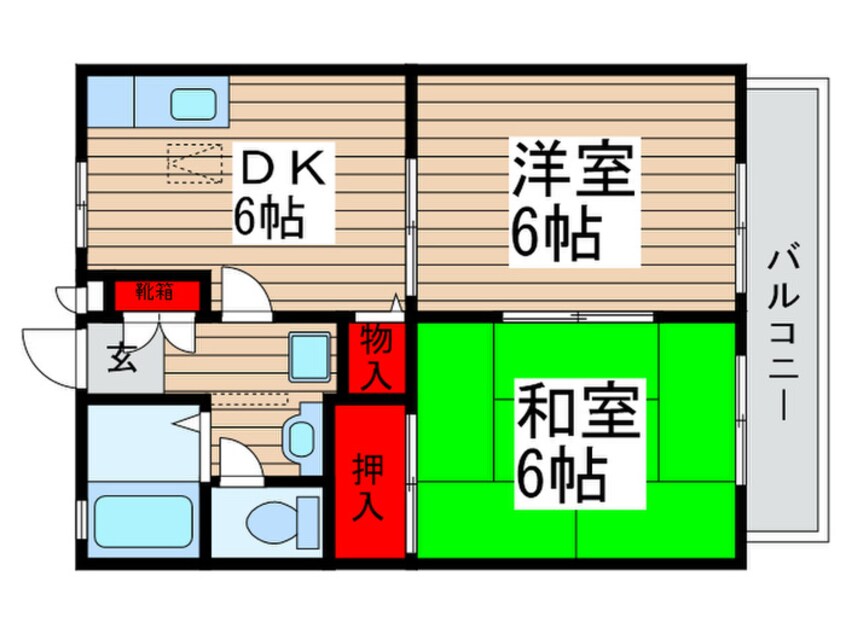 間取図 フローラムツミ