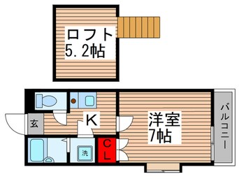 間取図 リバ－ベルのぎく野