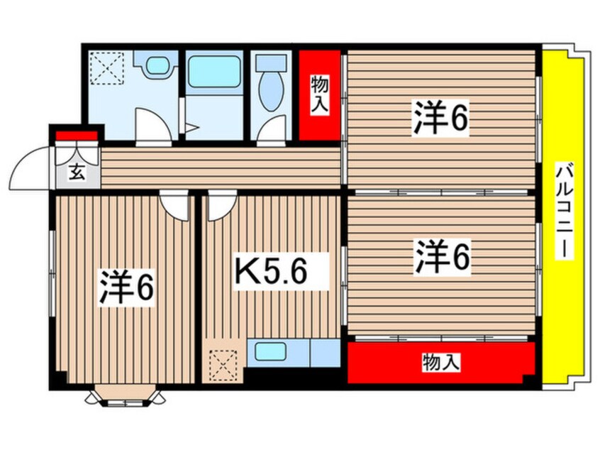 間取図 ヤリタマンション