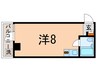 カ－サヴェルデ(402) 1Rの間取り