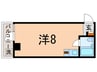 カ－サヴェルデ(402) 1Rの間取り