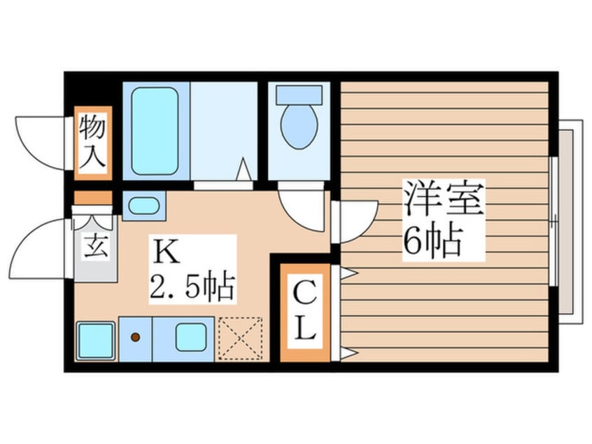 間取図 コーポサンライズⅢ