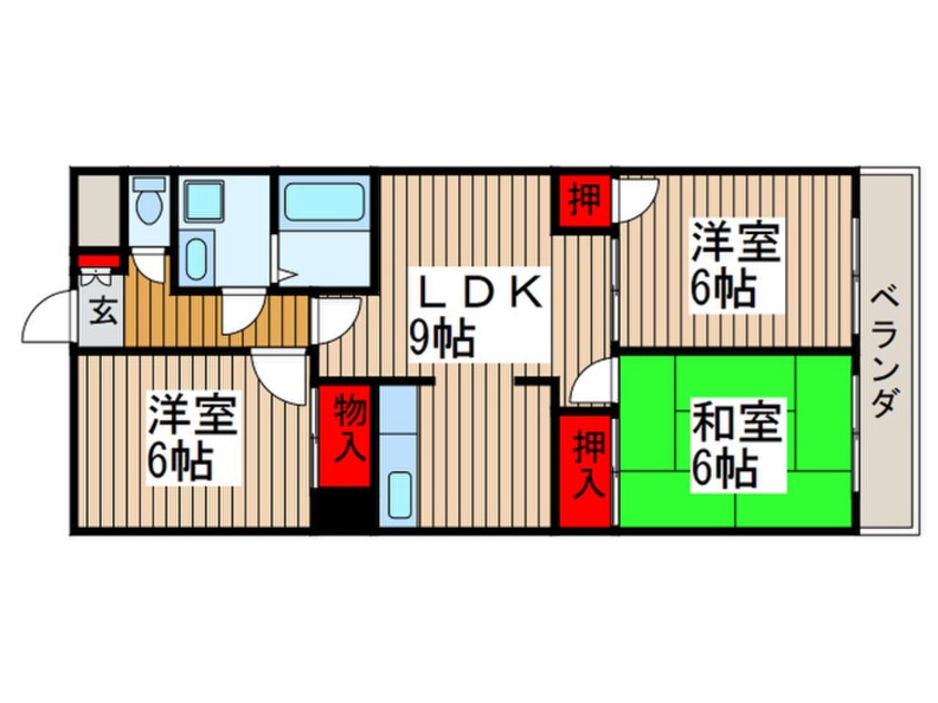 間取図 ロイヤルコートムラタ