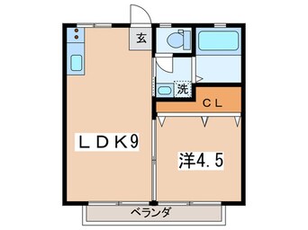 間取図 ツインピ－クスハイツＡ棟