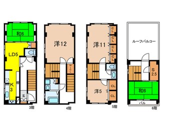 間取図 腰高ビル