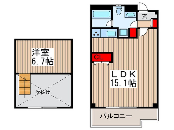 間取り図 メイクスＦ棟