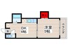 三枝マンション 1DKの間取り