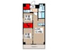 S-RESIDENCE東浦和agua 2LDKの間取り