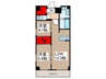 S-RESIDENCE東浦和agua 2LDKの間取り