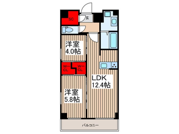 間取り図 S-RESIDENCE東浦和agua