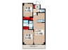 S-RESIDENCE東浦和agua 2LDKの間取り