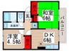 クレール本郷 2DKの間取り