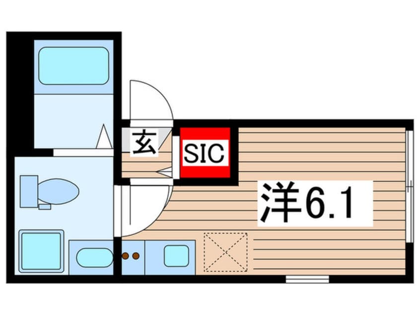 間取図 ポルージュ小岩