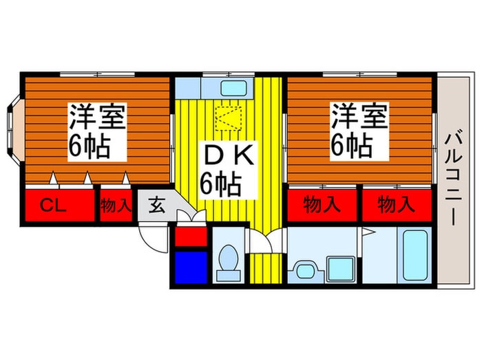 間取り図 ライジングサンハイツ