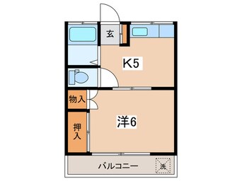 間取図 大富士ハイツ