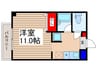 クリスタルみずほ台 1Rの間取り