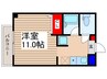 クリスタルみずほ台 1Rの間取り