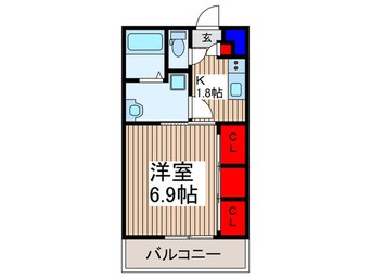 間取図 リブリ・ＳＯＰＨＩＡ喜多町