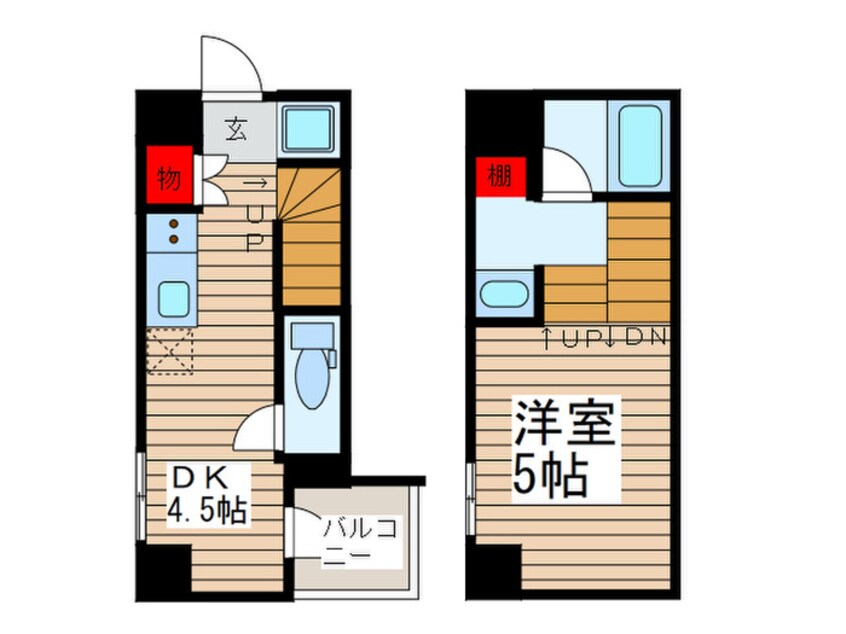 間取図 プライマル両国ＥＡＳＴ