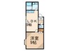 レインボ－ハイム東尾久 1LDKの間取り