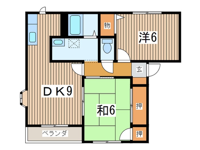 間取り図 コクフホ－ムズⅡ