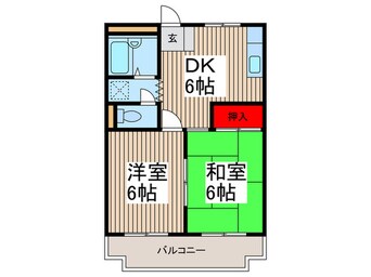 間取図 メゾン　ド　ミヌマ