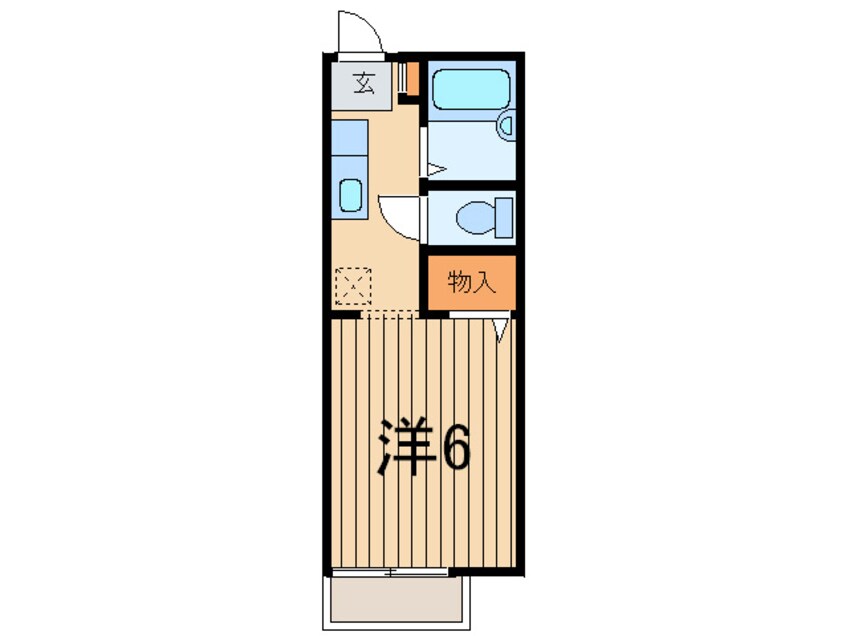 間取図 野川ビレッジ・Ｂ