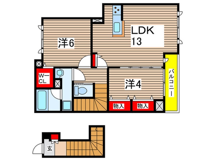 間取り図 グリーンパール日吉