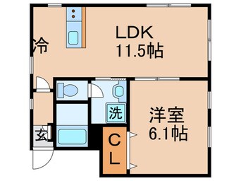 間取図 ＪＬＢグランエクリュ月島